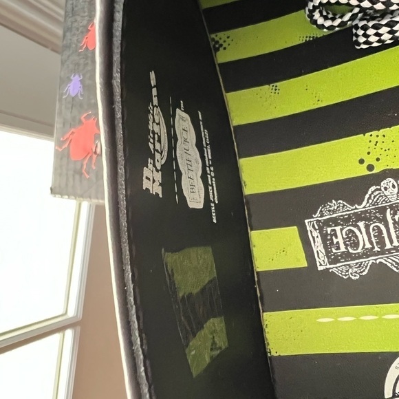 DR MARTENS 1461 WB BEETLEJUICE SMOOTH LEATHER OXFORD SHOES - Picture 9 of 16